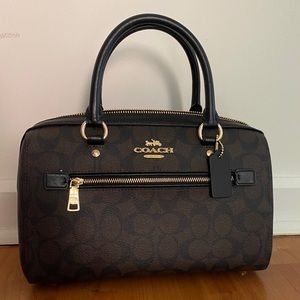 NWT Coach Rowan Satchel In Signature Canvas